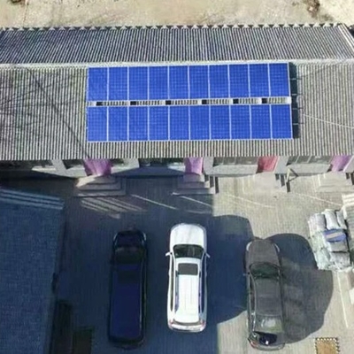 Hogar bifacial solar tejado concreto y plano de Off-gridFor del sistema eléctrico del panel solar de la construcción de escuelas