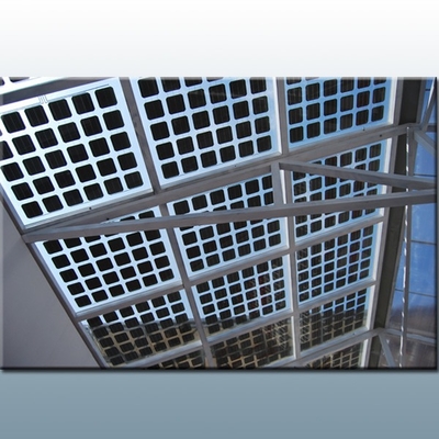 Panel solar transparente bifacial de encargo 100W del módulo del hogar BIPV el mini