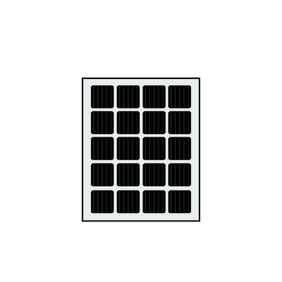 Componentes bifaciales integrados constructivos de los paneles solares BIPV de 105 vatios