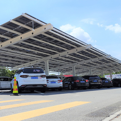 Autopista Estación de carga de automóviles solares Módulo BIPV Sistema de cochera solar