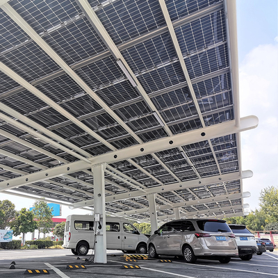 Autopista Estación de carga de automóviles solares Módulo BIPV Sistema de cochera solar