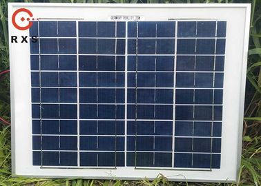 los paneles solares de encargo policristalinos 15W con el vidrio moderado hierro bajo de 3.2m m