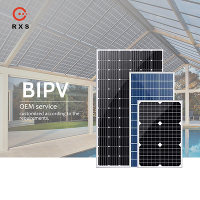 Todo el panel solar 6v 540w de BIPV del silicio monocristalino negro de los paneles solares