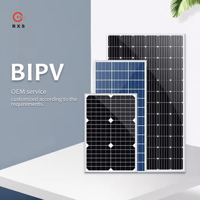 Los medios paneles solares mono Perc Solar Panels bifacial monocristalino del corte BIPV