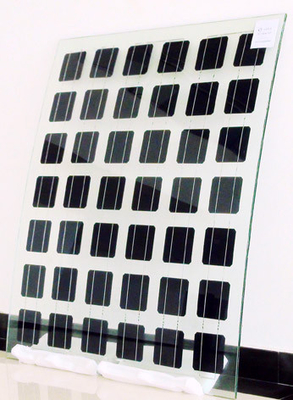 Los paneles solares monocristalinos de cristal transparentes picovoltio del módulo monocristalino del CE BIPV