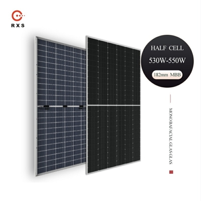 la mitad de los paneles solares 540W 550W del poder más elevado 530W cortó el módulo del picovoltio