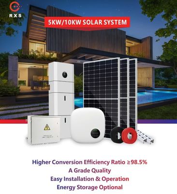 Aleación anodizada de Alaminum de la Sistema Solar 5kw de la rejilla para la casa