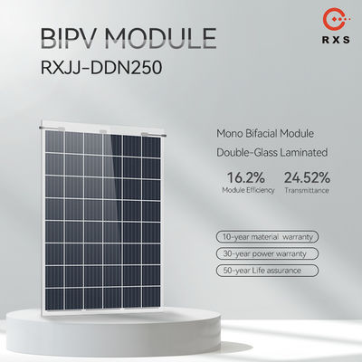 Módulo solar transparente de los paneles solares BIPV de la eficacia alta de Rixin mono 200w 250w