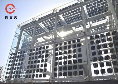 Eficacia alta un panel solar de cristal doble transparente policristalino del grado BIPV con el mejor precio