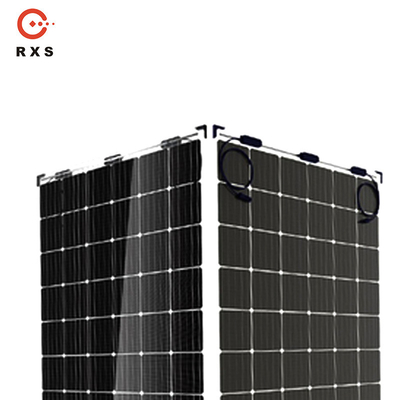 Precio monocristalino del panel solar del silicio de los módulos del picovoltio del vidrio del doble de Rixin 550w