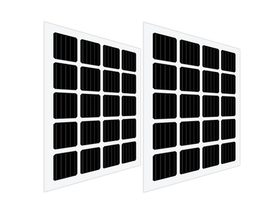 El panel solar bifacial picovoltio del módulo monocristalino transparente de Rixin para el tejado